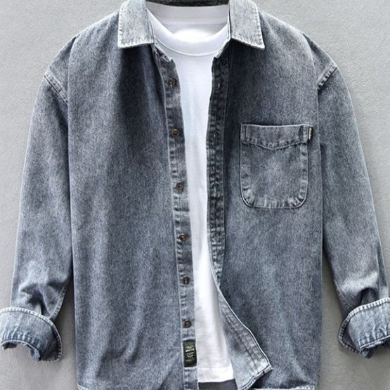 Cowboy Shirt Men's Coat Autumn And Winter Casual Versatile