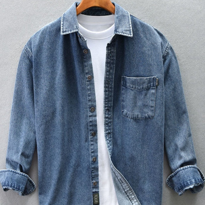 Cowboy Shirt Men's Coat Autumn And Winter Casual Versatile